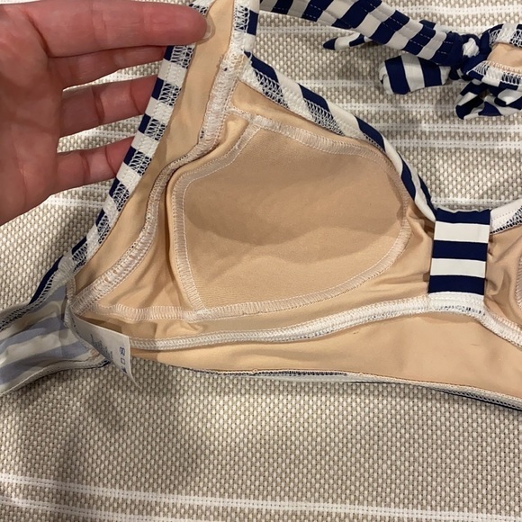 Lands End Striped Bikini size 6 - Picture 6 of 9
